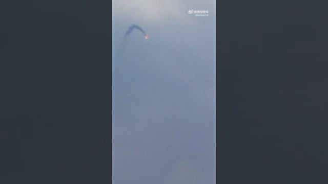 Падение и взрыв китайской ракеты носителя "Tianlong-3" попали на видео !!!