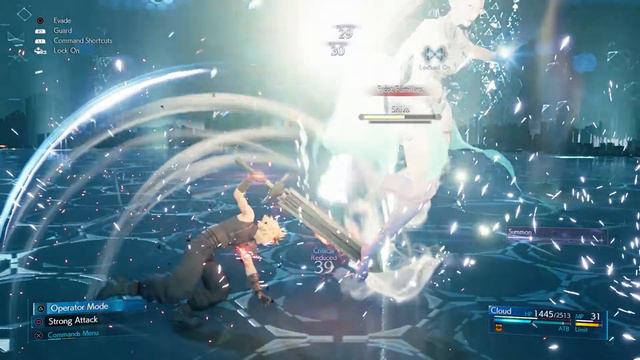 Final Fantasy 7 Remake Shiva BOSS FIGHT VR MISSION