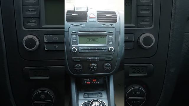 Volkswagen  golf 5 usb bluetooth sd kart aux uygulamamız
