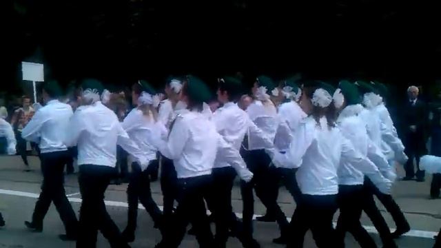 Белостолбовская средняя школа.Смотр Строя 2011.3gp