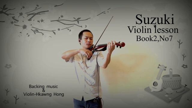 Suzuki violin lessons book 2 (No 1 to 12)