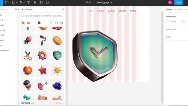cara membuat landing page di figma
