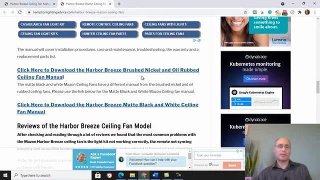 How To Find Your Harbor Breeze Ceiling Fan Manual