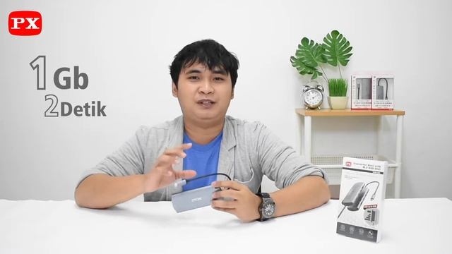 USB Type C Converter Macbook Terbaik 2021 6 + SSD In 1 PX UCH-100