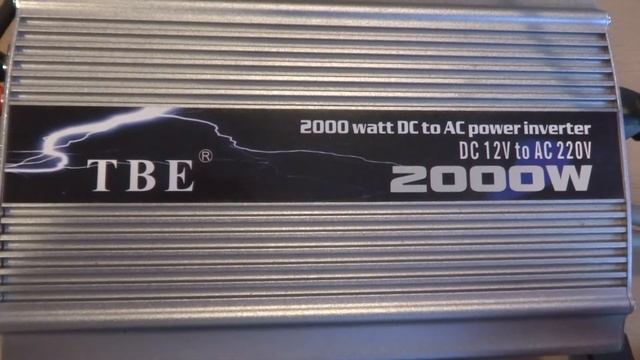 TBE INVERTER 2000W WITH BAD SINE WAVE