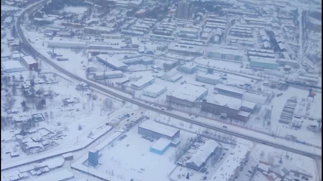 Сургут - полет над Белым Яром.