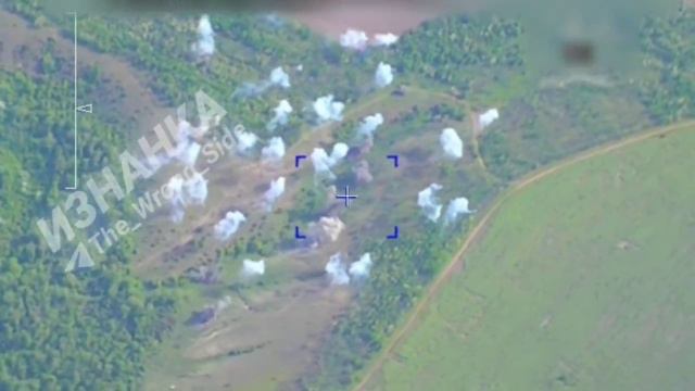 Редчайшие кадры обнаружения и поражения российскими военными сразу двух десятков украинских БПЛА-кам