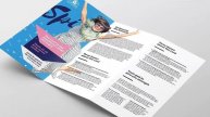 Modern Church Trifold Template Brochure Template