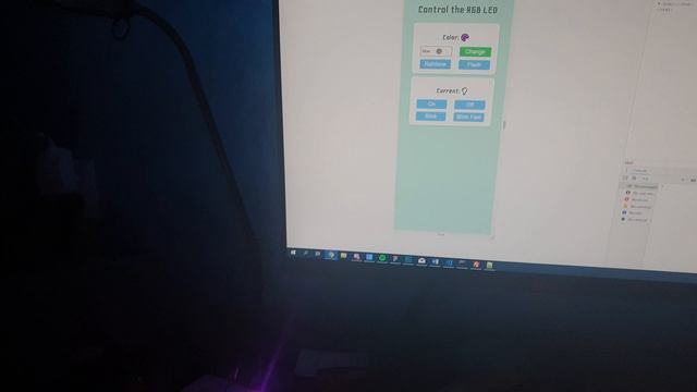 Raspberry Pi - Changing the LED color with a website!