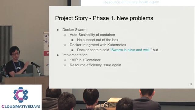 【CNDF2019】A story of migration from Docker-swarm to Kubernetes by Shigeyuki Fujishima / LINE Fukuok