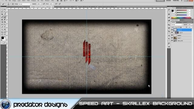 Skrillex Background Speedart