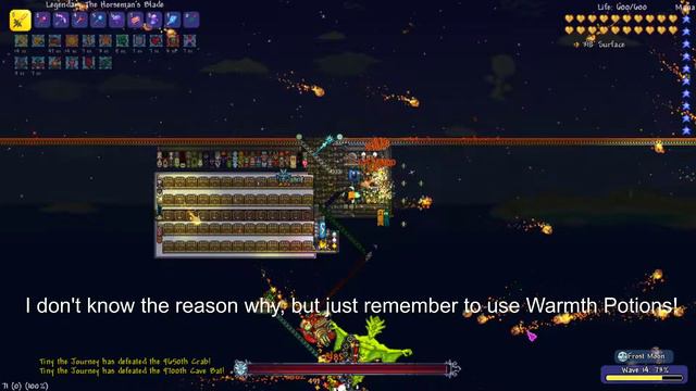 Terraria Frost Moon Farm - 1.4 Master Mode (orange everywhere!)