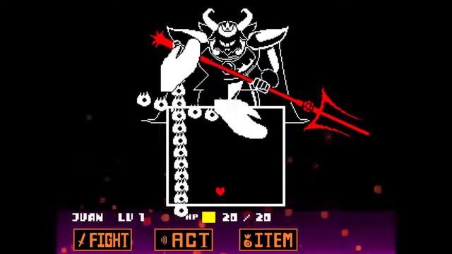 Undertale Pacifist Run Asgore fight