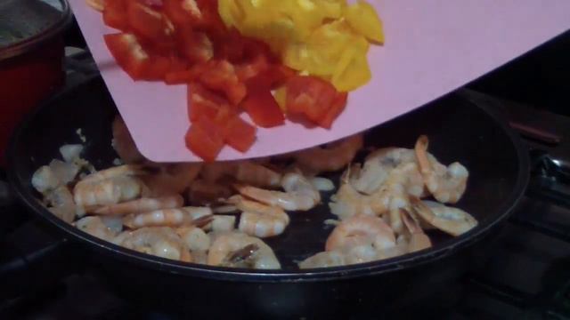 camarones en salsa agridulce