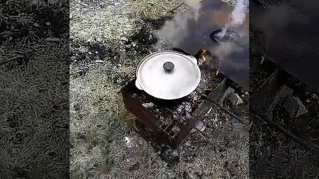 СУП ГОРОХОВЫЙ В КАЗАНЕ НА КОСТРЕ. SOUP PEA IN KAZAN ON KOSTRA