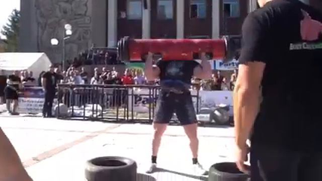 Stoyan Todorchev - log lift 130 kg.