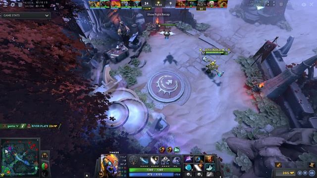 Tinker Mid Lane Gameplay - Patch 7.22h Dota 2 Gameplay