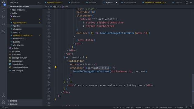 Encrypted Notes App Tutorial for Beginners | React.JS + TypeScript