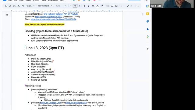 Gateway API GAMMA Meeting for 20230613
