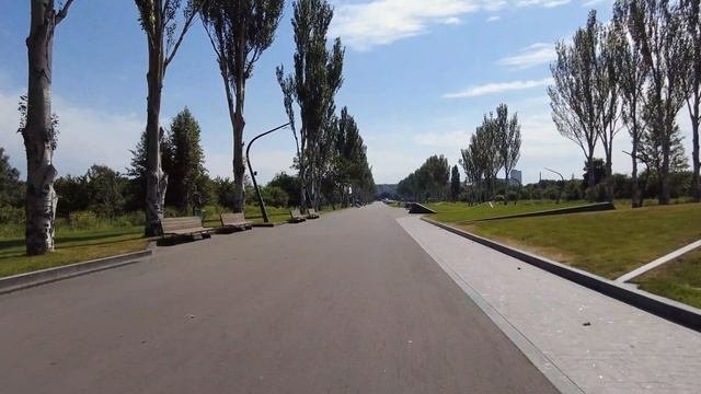Парк Победа ХарьковУкраина  Walking in 4K