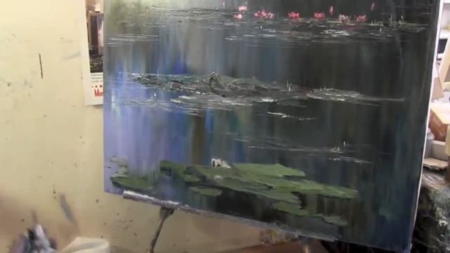 По мотивам Моне , живопись для начинающих.. Игорь Сахаров