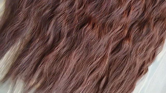 SilkStrip Накладные волосы на заколках волнистые коричневые (шиньон на клипсах) 55 см
