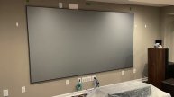 Akia Screens CineGrey 3D ALR 123" Projector Screen Demo!
