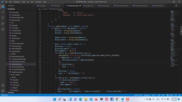 Xây dựng website mô hình MVC PHP P.18 (Ảnh chi tiết P.2)