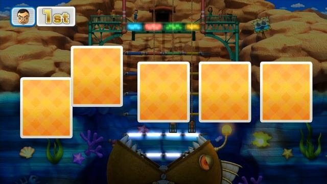 Wii Party U - All Skill Minigames Play as Mr.Bean Master Difficulty