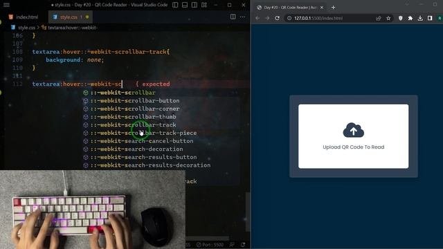 ASMR Programming - QR Code Reader App - No Talking