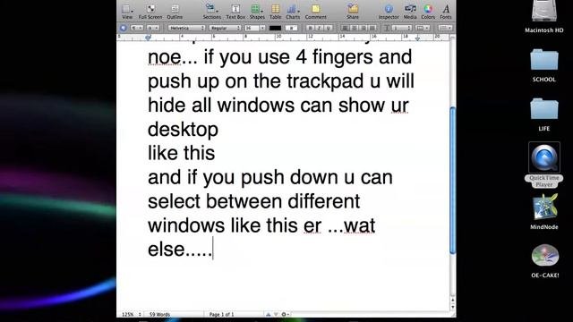 Macbook trackpad