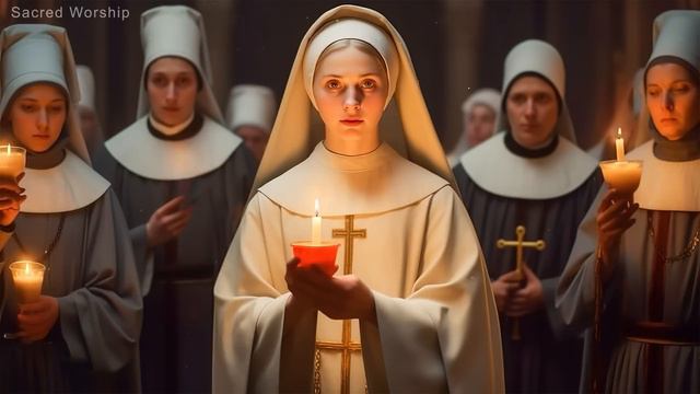 Gregorian Hymn Of The Divine Being In Prayer Rite - Inner Contemplation Standing Before God