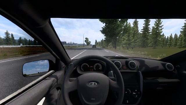 Lada Granta 2190 ETS21.46Realistic Drive Gameplay