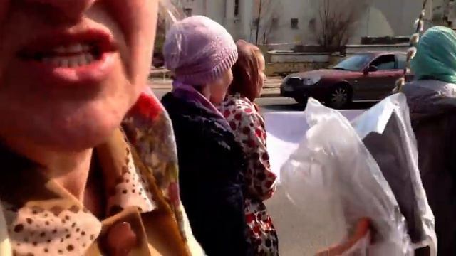 Молитвенное стояние Крестный ход против электронного концлагеря