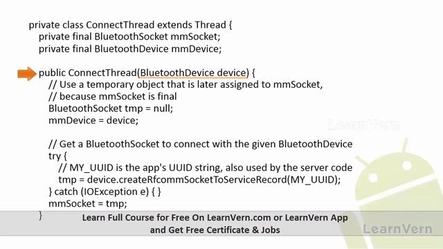 How to Connect Bluetooth as a Client in Android? Full Video in Hindi - LearnVern