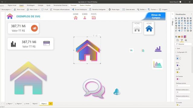 Visual Personalizado para SVG no POWER BI