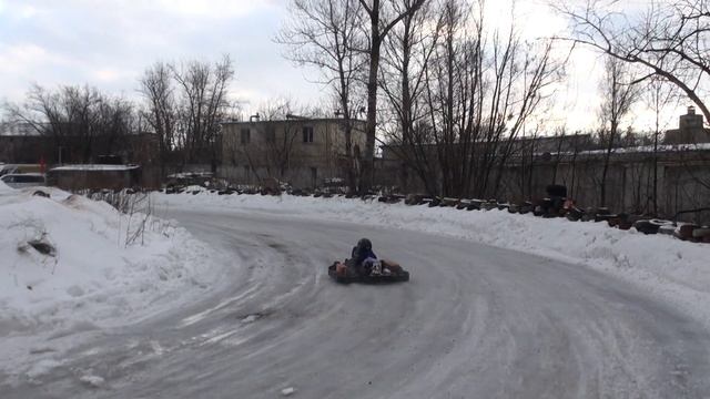 6 этап 10 заезд боец УСЦ Перово 01 02 2015 камера 1