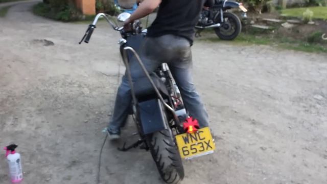 Honda CB750 custom chopper for sale!