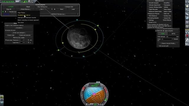 Встреча на Муне и парочка второстепенных миссий 10 Kerbal Space Program
