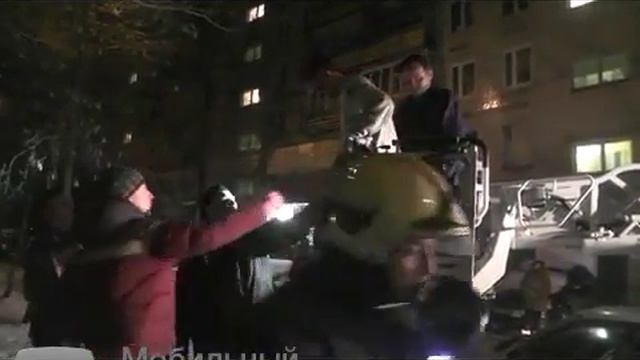 Пожар на Новосибирской улице