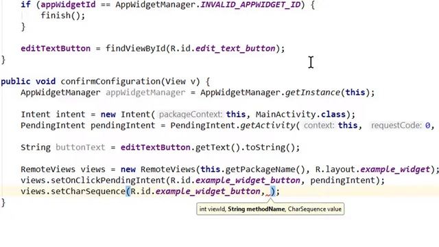 App Widget Part 2 - CONFIGURATION ACTIVITY - Android Studio Tutorial
