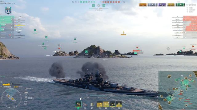 Battleship Bourgogne: Nice finish after mediocre start - World of Warships
