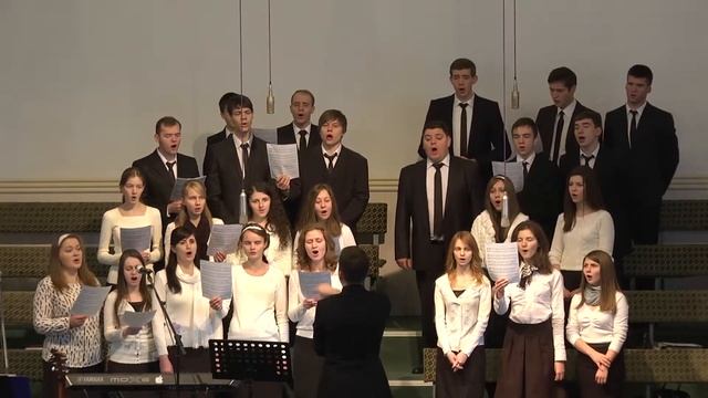 Рождественская молитва Молодёжный хор Церкви Возрождение г. Кишинёв 28.12.2014