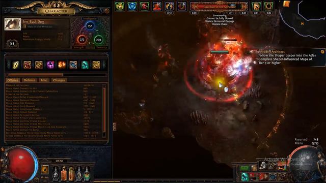 Path of Exile Boss fight  Vaal Omnitect &  Guardian of the Minotaur part 1