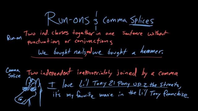 Run-ons and comma splices | Syntax | Khan Academy