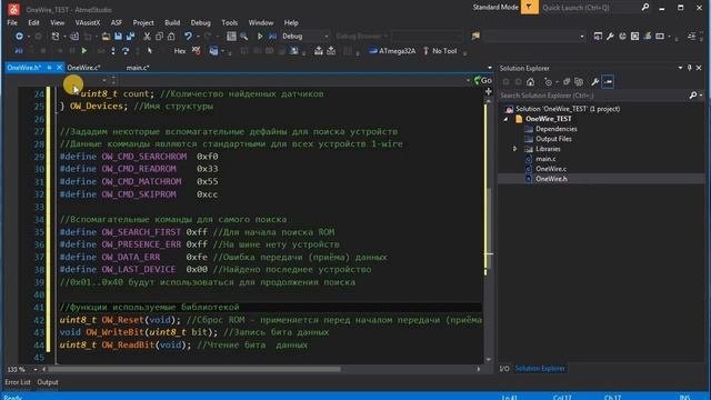 Создание библиотеки 1-wire для контролёров ATmega. Часть 1