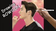Draw fan-art Rowoon SF9. Рисую фан-арт - Роун SF9. 로운의 팬 아트를 그려요