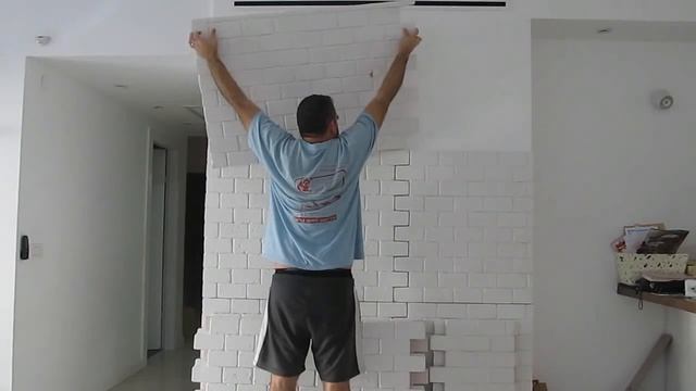 התקנת אריחים דמוי בריקים kalkover