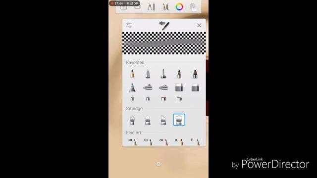 Draw an eye on android sketch book