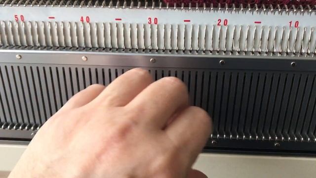 вязание оф,дф таковых-прессовых узоров на полном и разборном ластике.
